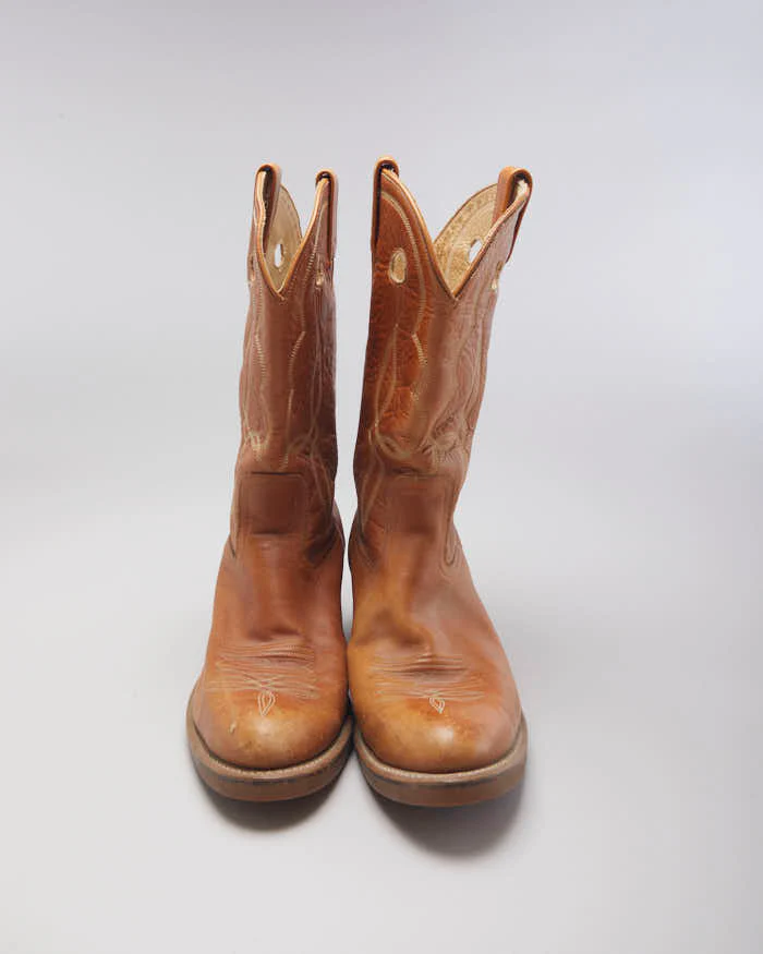 Vintage Men's Brown Cowboy Boots - UK 13 - Image 3