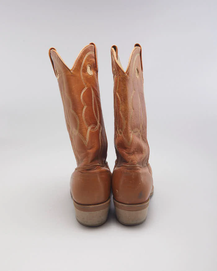Vintage Men's Brown Cowboy Boots - UK 13 - Image 4