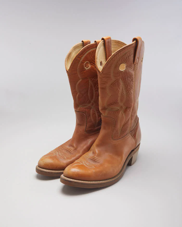 Vintage Men's Brown Cowboy Boots - UK 13 - Image 6