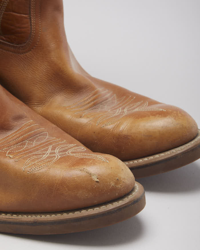 Vintage Men's Brown Cowboy Boots - UK 13 - Image 7