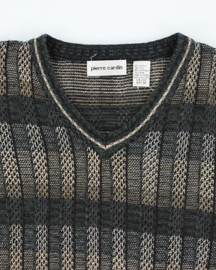 Vintage Pierre Cardin Wool Blend Knit Jumper - S - Image 3