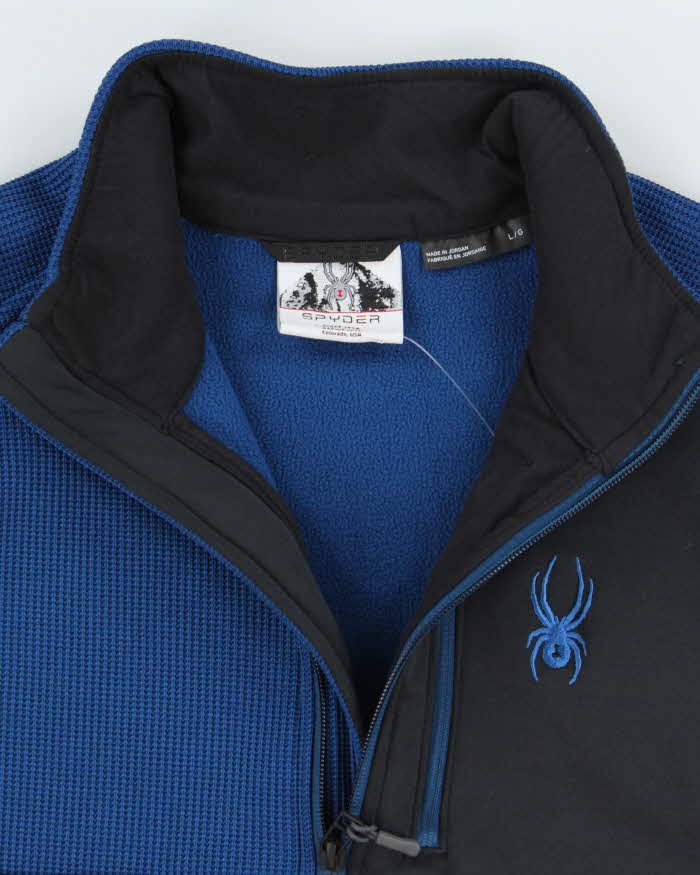Vintage Spyder Quarter-Zip Fleece - L - Image 3
