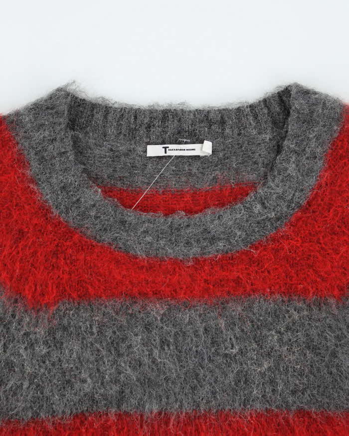 Vintage Women's Alexander Wang Mohair Blend Knit Jumper - L - Image 3