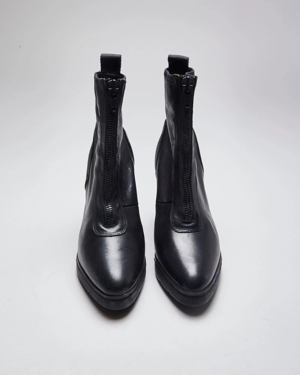 Vintage Women's Alexander Wang x H&M Heeled Front Zip Boot - UK 3 - Image 3
