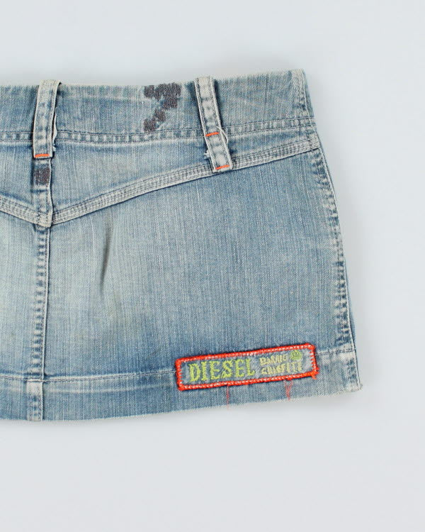Vintage Y2k 00s Diesel Denim Mini Skirt - S - Image 4