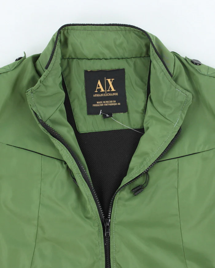 Vintage Y2K Armani Exchange Multi Pocket Zip Up Jacket - L - Image 3