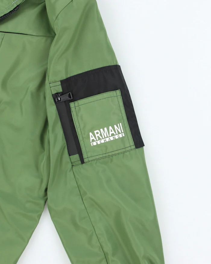 Vintage Y2K Armani Exchange Multi Pocket Zip Up Jacket - L - Image 4