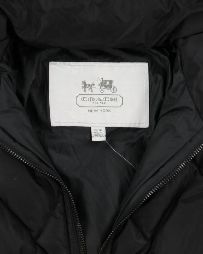 Vintage Y2K Coach Insulated Hooded Puffer Jacket - XS - Image 6