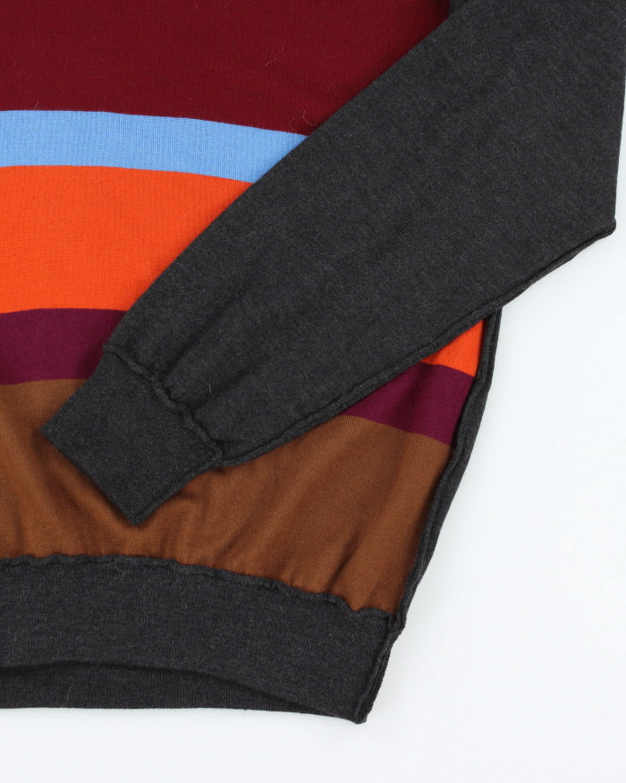 Vintage Y2K Dolce & Gabbana Striped Knit Jumper - L - Image 4