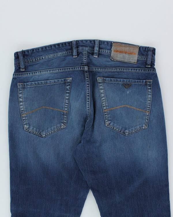 Vintage Y2K Emporio Armani Slim Fit Jeans - W34 L30 - Image 4