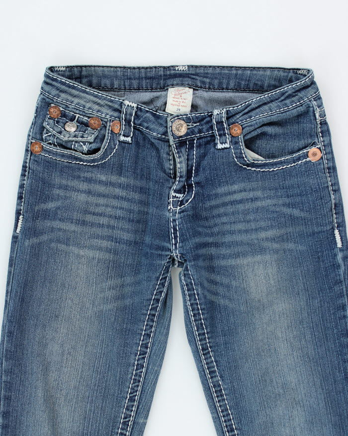 Vintage Y2K True Religion Medium Wash Skinny  Jeans - W29 L29 - Image 4