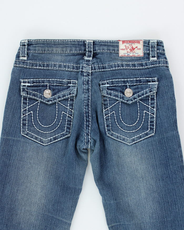 Vintage Y2K True Religion Medium Wash Skinny  Jeans - W29 L29 - Image 5
