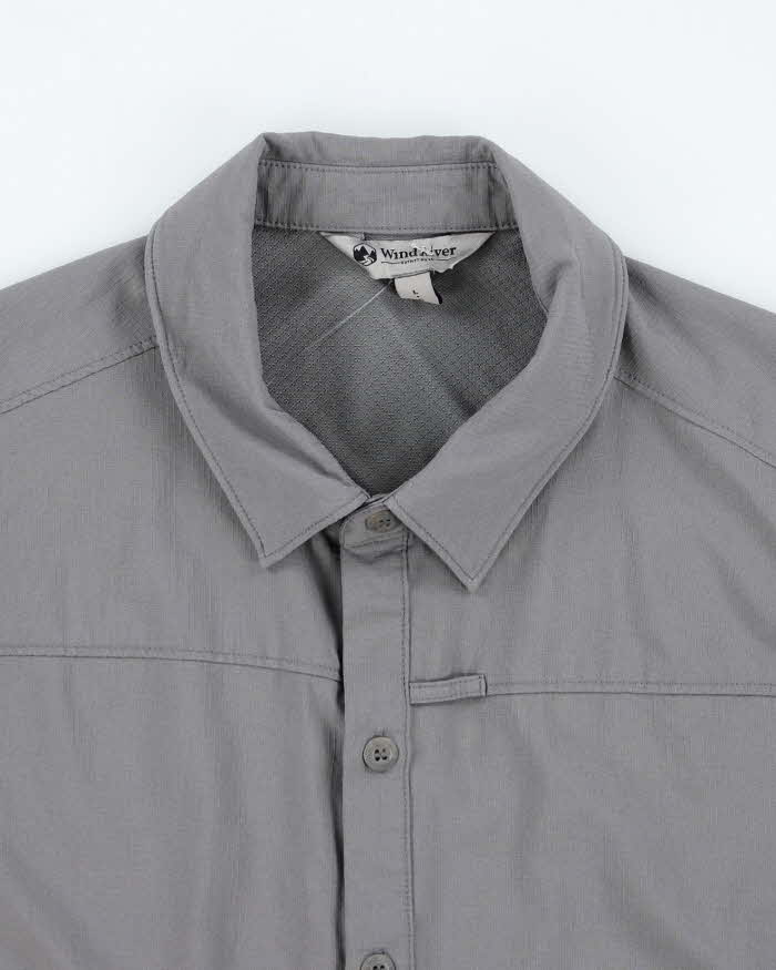 Wind River Grey Long Sleeve Shirt - L - Image 3