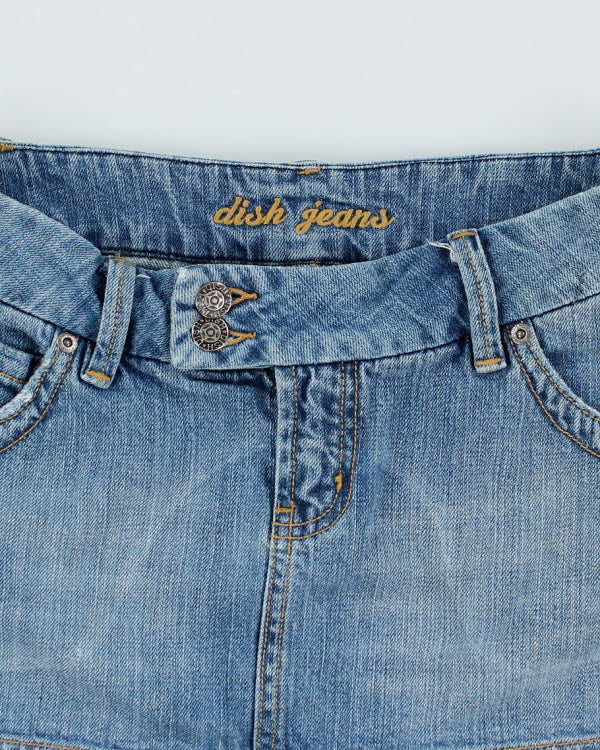 Y2k 00s Dish Jeans Denim Mini Skirt - S - Image 3