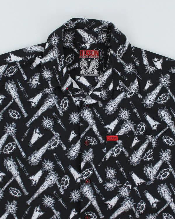 Y2k 00s Dixxon All over Print Shirt - XL - Image 3