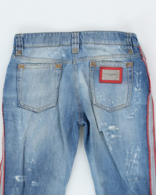 Y2k 00s Dolce & Gabbana Distressed Jeans - W30 L24 - Image 4