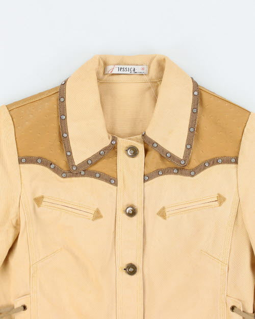 Y2k 00s Jessica Denim Western Jacket - S - Image 3
