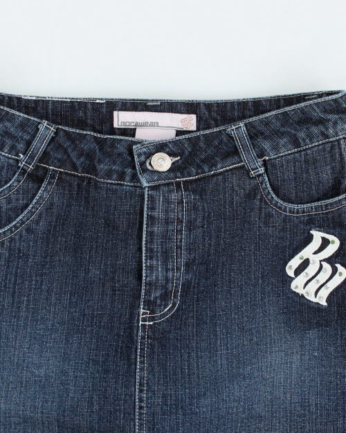 Y2k 00s Roka Wear Denim Skirt - XS - Image 3