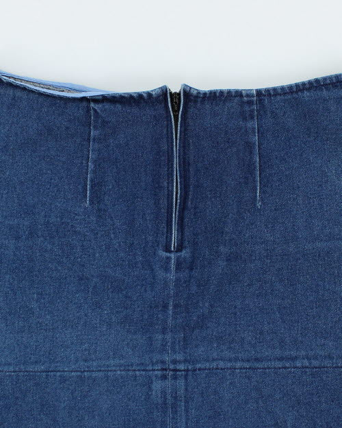 Y2k 00s Smoking Lily Denim Skirt - S - Image 4