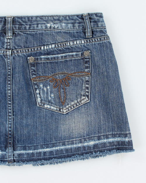 Y2k 00s TG Denim Skirt - L - Image 4